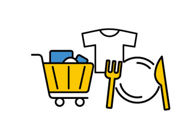 食料・衣類・生活用品の支援